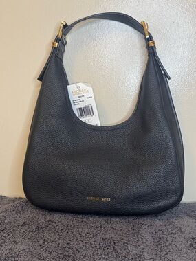 Michael Kors Nolita Small Pebbled Leather Hobo Shoulder Bag
